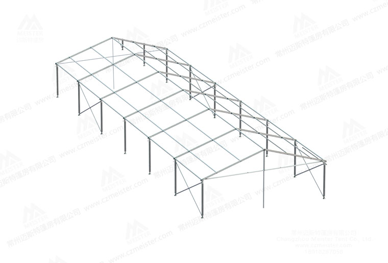10米篷房框架图